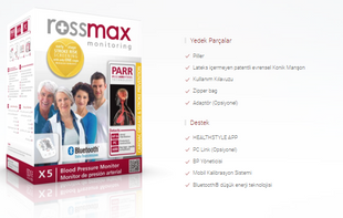 Rossmax X5 BT Otomatik Tansiyon Aleti