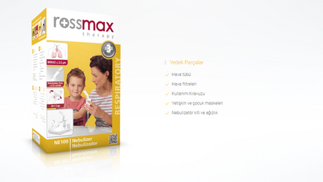 Rossmax NE100 Kompresörlü Nebülizatör