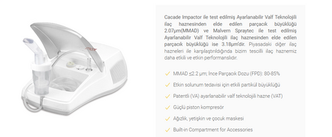 Rossmax NA100 Kompresörlü Nebülizatör