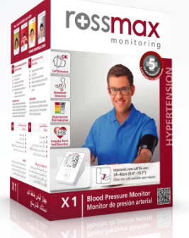 Rossmax X1 Üst Kol Tipi Otomatik Tansiyon Aleti 5 Yıl Garantili