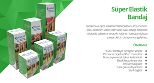 OctaCare Süper Elastik Bandaj 12 cm x 4,5 m	1 Adet
