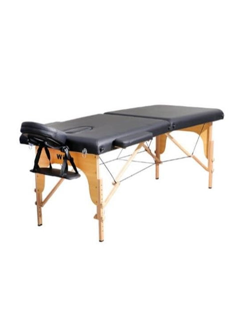 Siyah 2 Parçalı Katlanabilir Masaj Yatağı