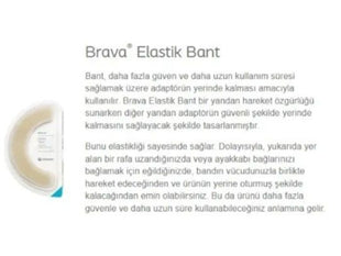Coloplast Brava® Elastik C Bant (ay Bant) 20'li Pk