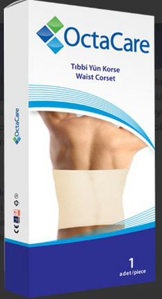 OctaCare Yün Korse S (70-85 cm) Beden