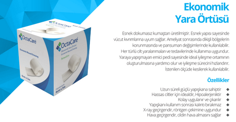 OctaCare Ekonomik Yara Örtüsü 6cmx5m