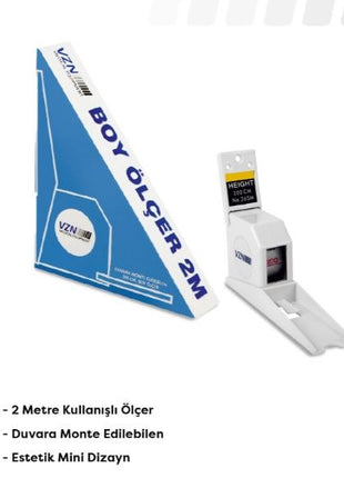 Duvara Monte Boy Ölçer 2 Metre