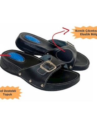 Silikon Jelli Kırmızı Ortopedik Topuk Dikeni Terliği