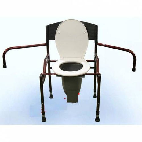 Yan Kol Açılır Portatif Hasta için Seyyar Wc