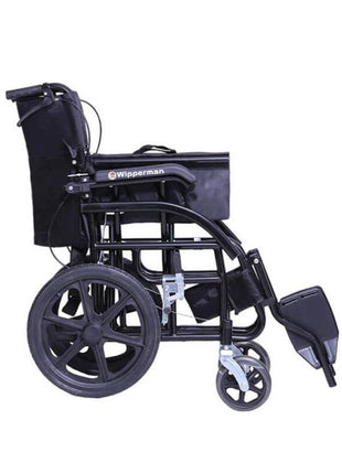 W 104 Alüminyum Refakatçı Frenli Hafif Tekerlekli Sandalyesi