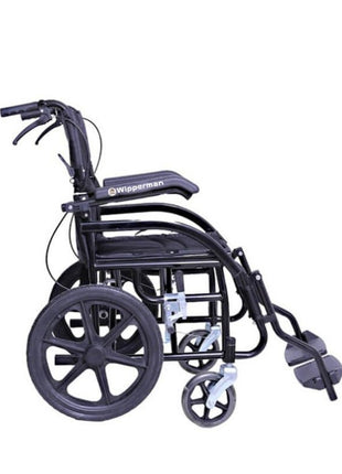 W 104 Alüminyum Refakatçı Frenli Hafif Tekerlekli Sandalyesi