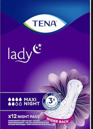 4 Paket Lady Maxi Night  Kadınlar İçin Gece Mesane Pedi