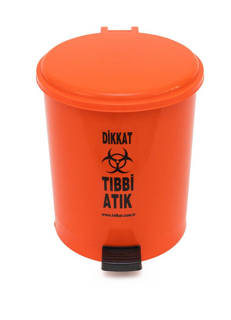 Tıbbi Atık Kovası 40 Litre Pedallı