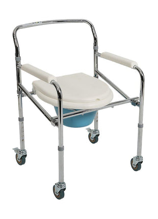 PR-771 Katlanır Komot Tekerlekli Tuvalet Arabası