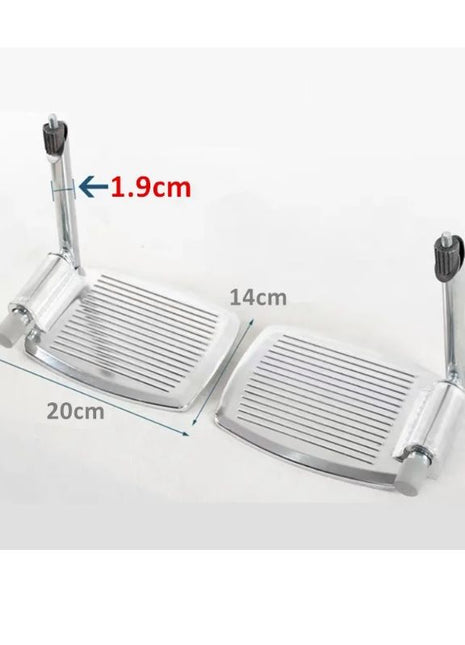 Tekerlekli Sandalye Ayaklık Pedalı Metal 2 Adet