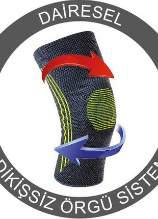 Örme Fleksible Balenli Dizlik NUMARA 1