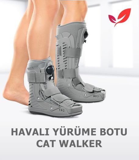 Variteks Uzun Long Havalı Yürüme Yürüyüş Botu Cat Walker Stabilizasyon Ortezi SMALL
