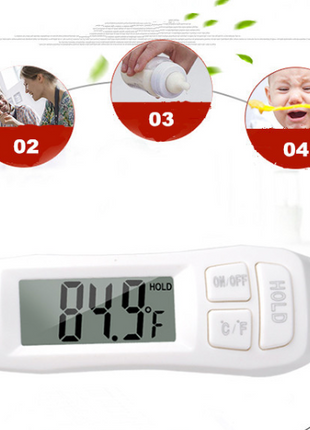 Vzn TP400 Termometre Sıvı Gıda Et Su Yiyecek Sıcaklık Ölçer