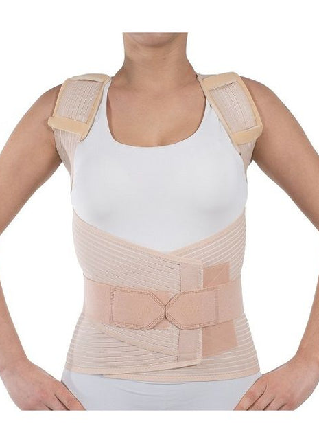Wingmed Torakolomber Bej Çelik/Fleksible Balenli Korse W406